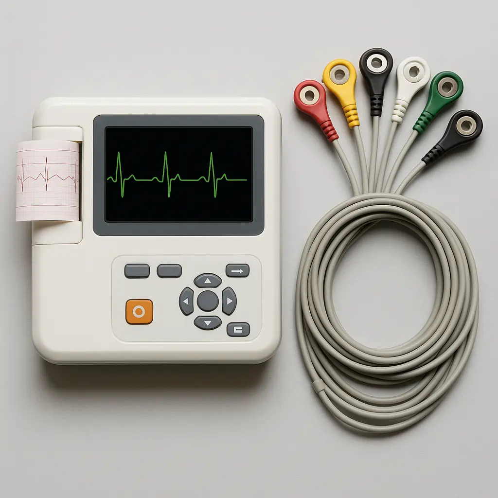 Mesin ECG untuk merekod aktiviti elektrik jantung